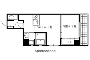 シルエラ御所南【605号室】の間取り
