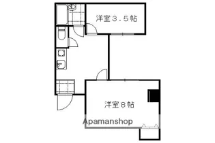 フジハイツ【403号室】の間取り