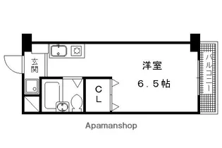 ムーンバット長岡【106号室】の間取り