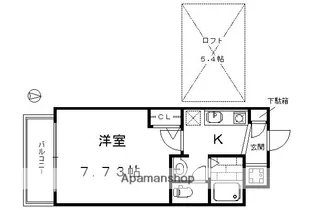 シボラ西大路【505号室】の間取り