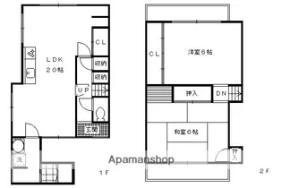 京都府京都市伏見区淀本町【一戸建】の間取り