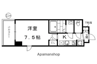 MASTERY COURT【6階】の間取り