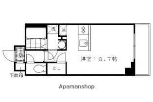 ドミールコート伏見桃山【103号室】の間取り