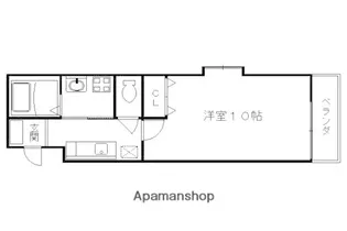 メゾン・エクセル ウエスト【2-A号室】の間取り