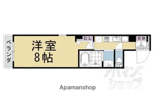 ダリア佐智木村【4階】の間取り