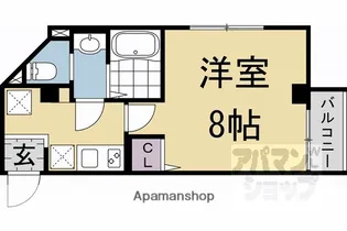ボンジュール東山【2階】の間取り