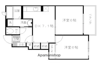 ヴィエルジュ【1階】の間取り