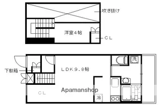 未麗梅小路【2階】の間取り