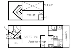 未麗梅小路【2階】の間取り