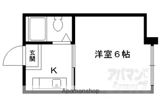 ハイツ銀座【303号室】の間取り