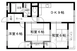 ハイグレード鶏新【202号室】の間取り