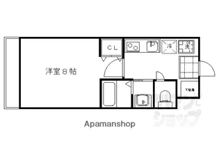 ジョバニフォーリエ【101号室】の間取り