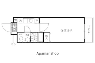 レヴィア七条【5階】の間取り
