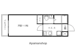 グランメゾン梅小路【1階】の間取り