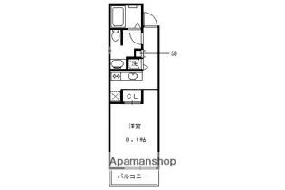 LA FITE KARASUMA【403号室】の間取り