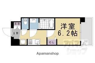 プレサンスTHE KYOTO 粋都【3階】の間取り