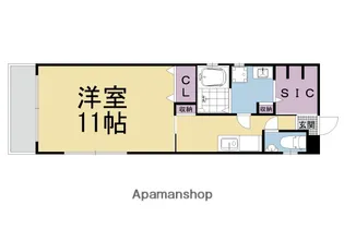 グランシャリオ レアル【2階】の間取り