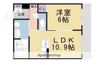 シャーメゾン ヴェール・クレール【3階】の間取り
