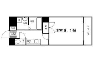 FOR THE GOD【601号室】の間取り