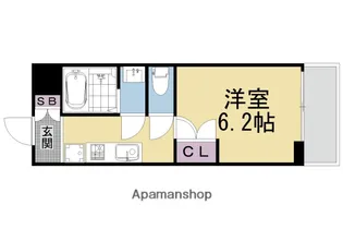 グランデコート薬大North【1階】の間取り