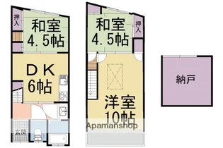 京都府京都市東山区慈法院庵町東大路五条下る東入【一戸建】の間取り