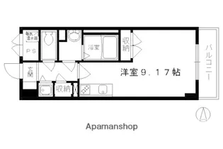 ファミネス上殿田【4階】の間取り