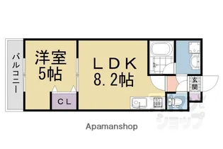グランカーサ日の又【3階】の間取り