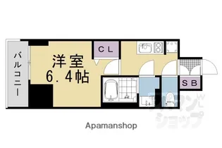 ファステート京都堀川スクエア【903号室】の間取り