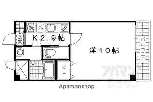 ボヌール小野【305号室】の間取り