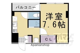 J’FORT祇園四条【406号室】の間取り