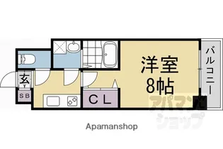 THEGARNETSUITERESIDENCE京都駅南【5階】の間取り
