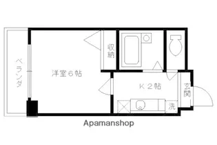 ヴィラ東海15号館【4階】の間取り