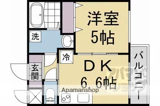 「CREST TAPP京都丹波口」【2階】の間取り