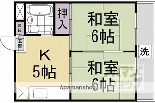 木崎コーポラス【105号室】の間取り