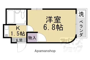 シャトーサンライズ【1階】の間取り