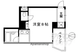 プラネシア京都【706号室】の間取り