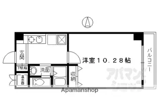 メディナ三条室町【6B号室】の間取り