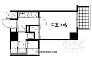 ベラジオ烏丸御池【703w号室】の間取り