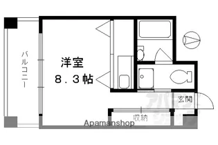 SUMAU【306号室】の間取り