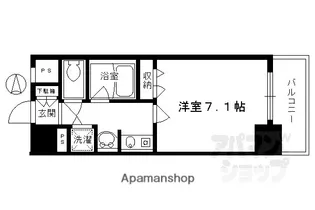 ベラジオ五条烏丸【203号室】の間取り