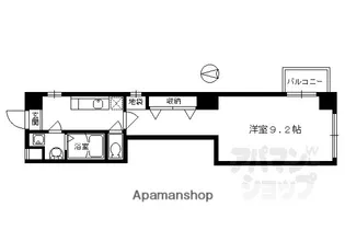 ビレイユ眞英烏丸五条【203号室】の間取り