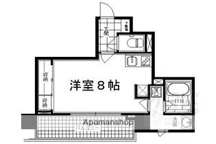 ALTA京都堀川ウインドア【804号室】の間取り