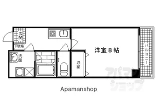 コージーハイツ大宮【4階】の間取り