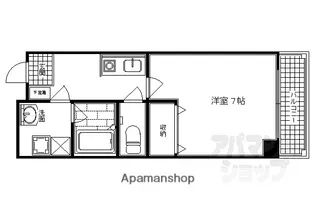 コージーハイツ大宮【10階】の間取り