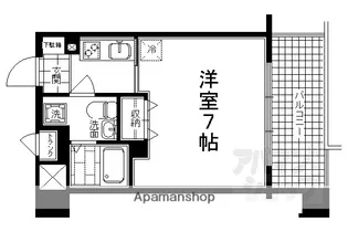 ベラジオ四条烏丸【1003w号室】の間取り