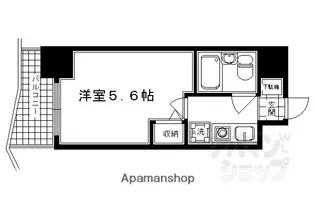 四条大宮シャトー朝日【610号室】の間取り