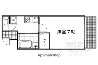 パレス15【405号室】の間取り