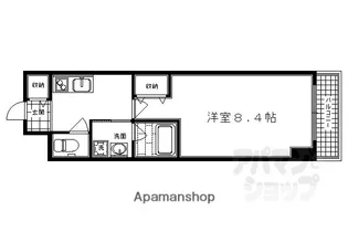 エベンエゼル三条【103号室】の間取り