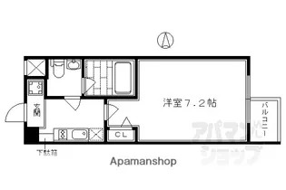 プレサンスNEO京都烏丸【506号室】の間取り