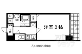 アスヴェル京都堀川高辻【207号室】の間取り